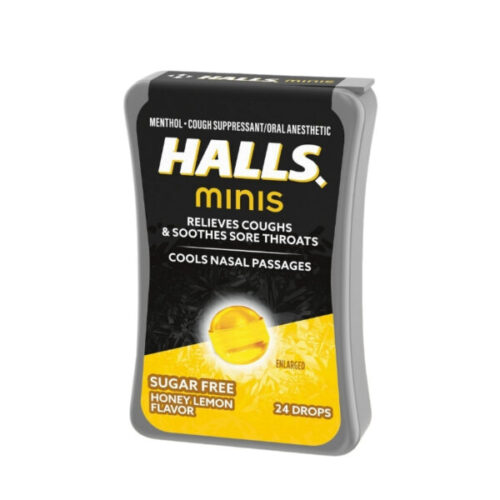 HALLS MINIS HONEY LEMON FLAVOR GETHALLS