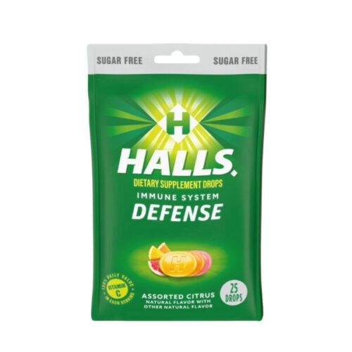 HALLS SMOOTHING CREAMY STRAWBERRY FLAVOUR COUGH DROPS GETHALLS