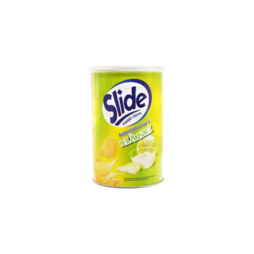 SLIDE POTATO CRISPS SOUR CREAM & ONION FLAVOR