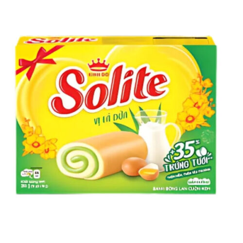 SOLITE PANDAN LEAVES FLAVOR ROLL SPONGE CAKE